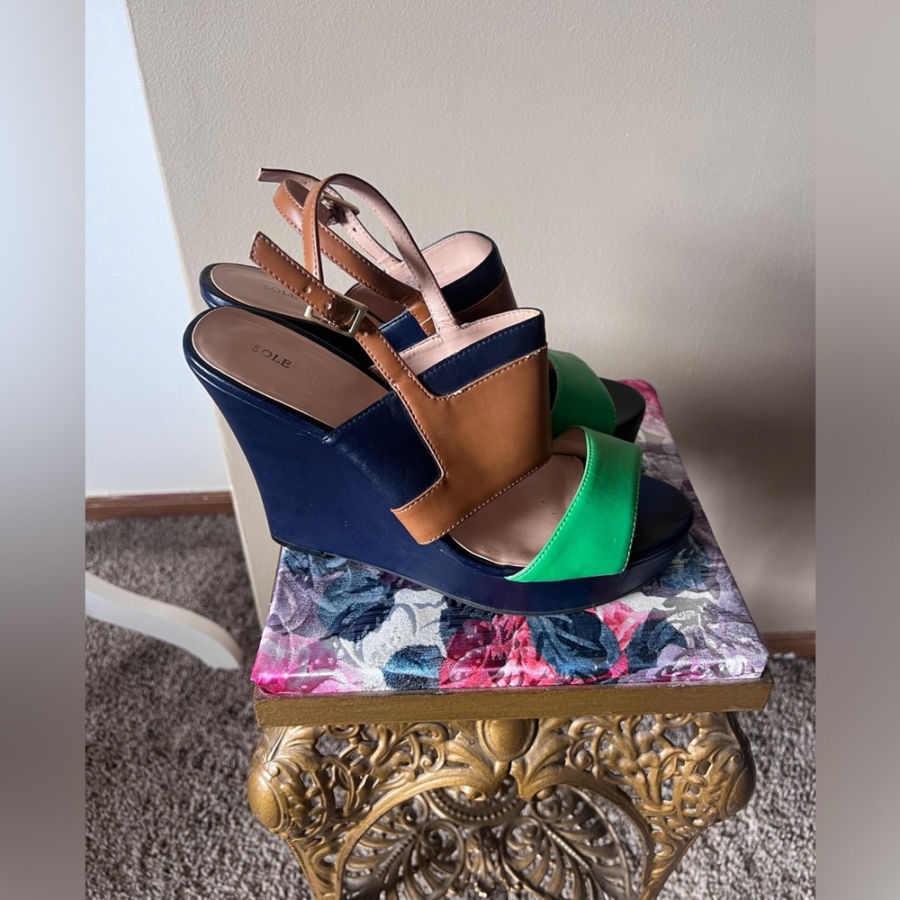 Sole Society Wedge Sandals